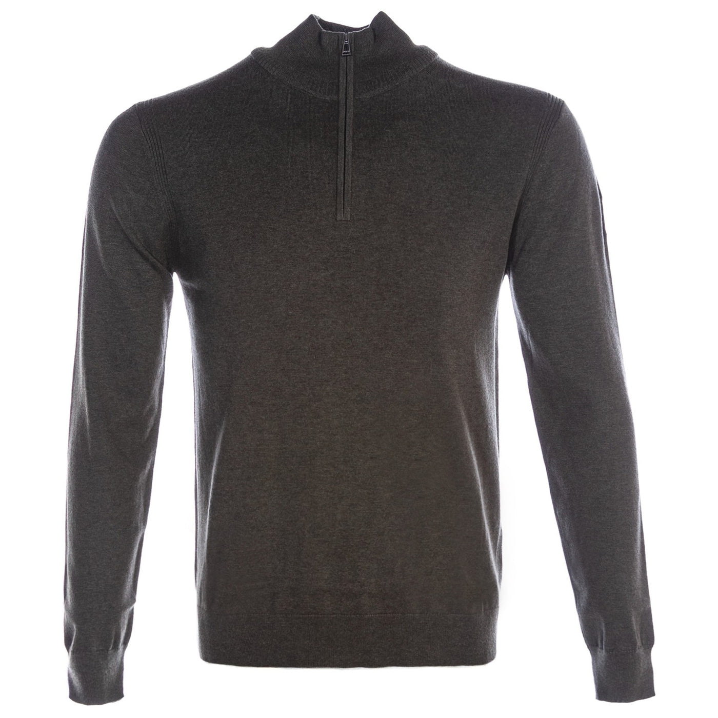 Belstaff Bay Half Zip Knitwear in Salvia Green I Belstaff I Norton