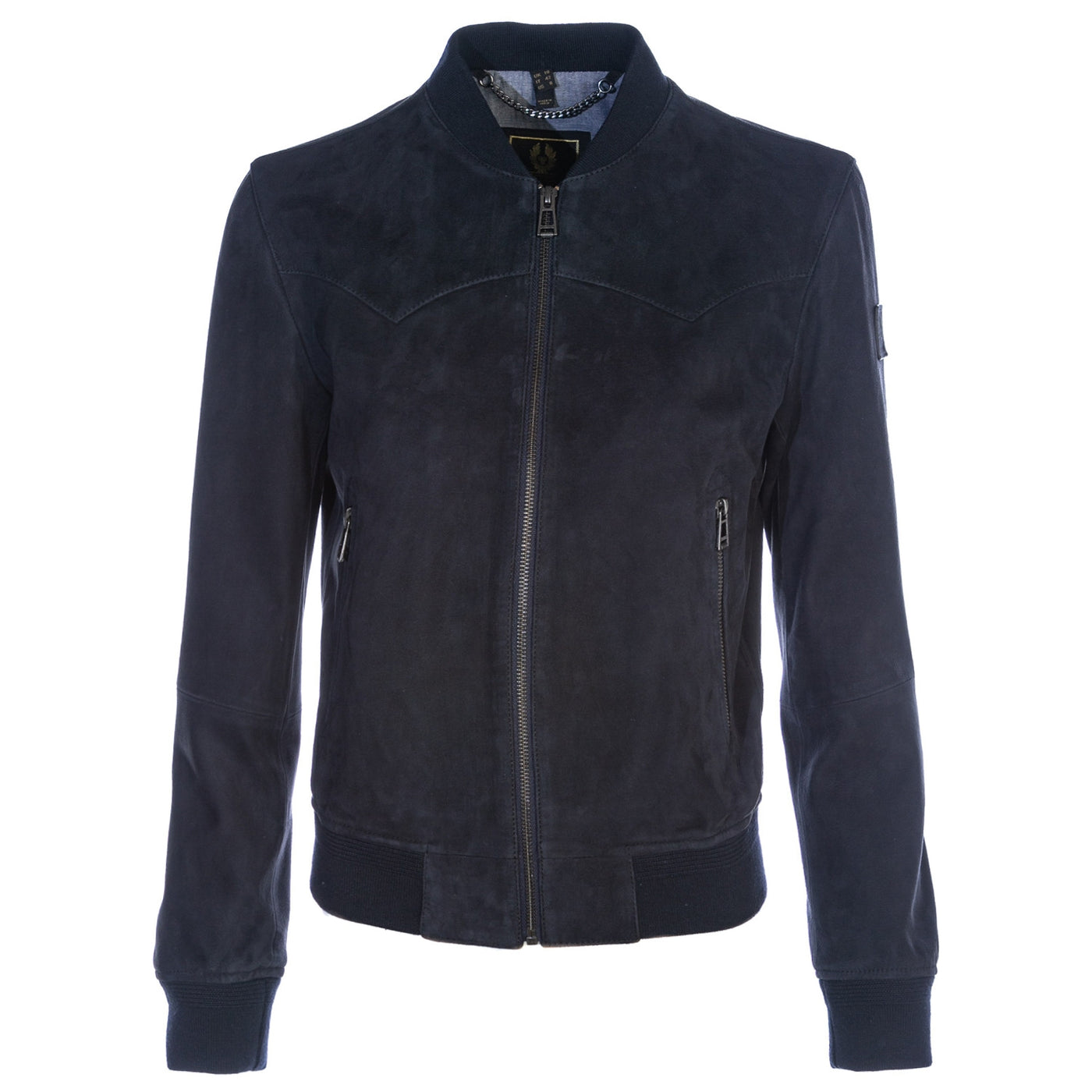 Belstaff Corvette Ladies Suede Jacket in Navy