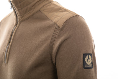 Belstaff Kilmington Knitwear in Earth Logo