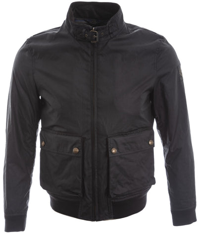 Belstaff Scouter Bomber Jacket in Black Main