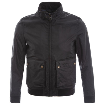 Belstaff Scouter Bomber Jacket in Black Main