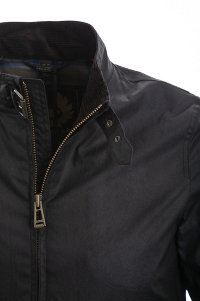 Belstaff Scouter Bomber Jacket in Black Shoulder