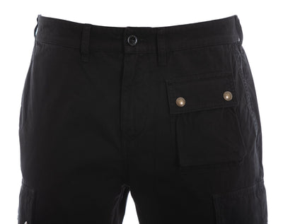 Belstaff Trailmaster Cargo Trouser in Black Front