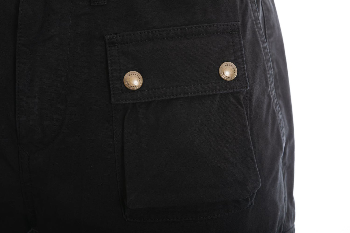 Belstaff Trailmaster Cargo Trouser in Black Pocket