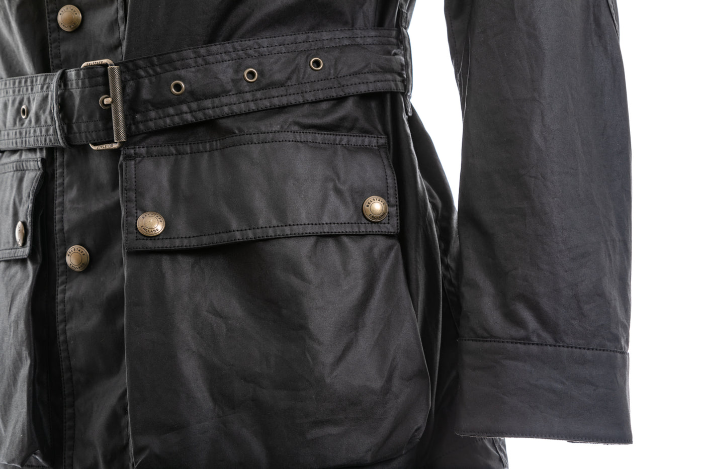 Belstaff Trialmaster Jacket in Black Pocket