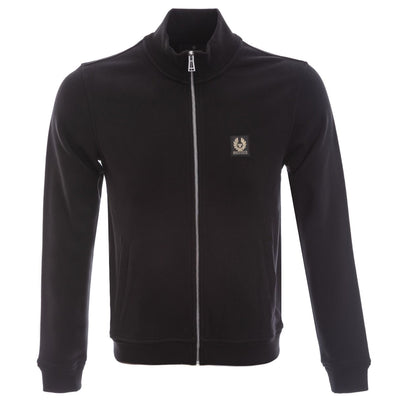 Belstaff Zip Through Sweat Top in Black Main