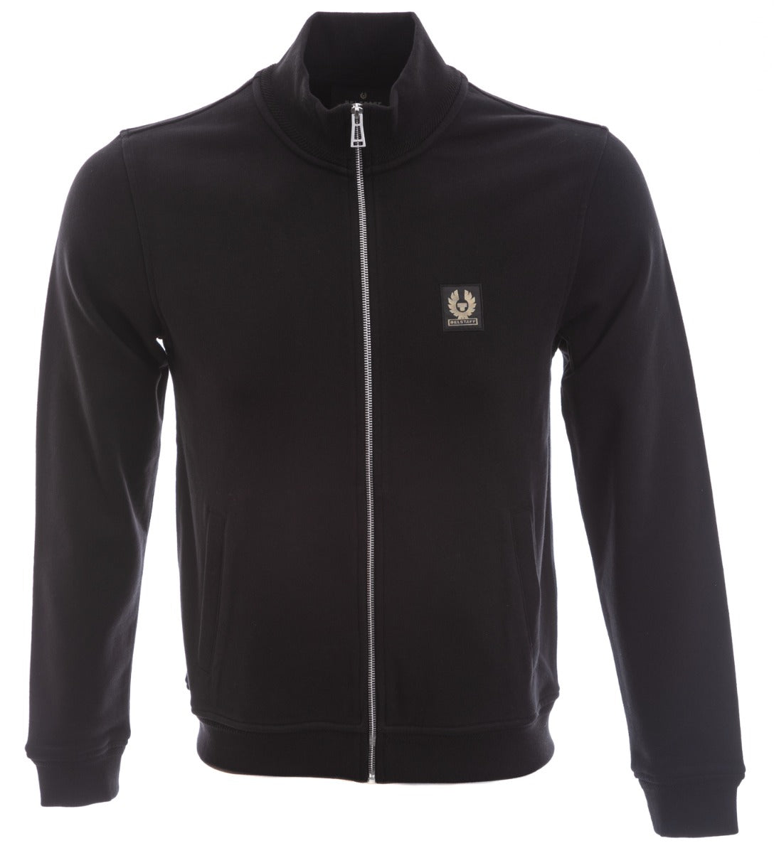 Belstaff Zip Through Sweat Top in Black