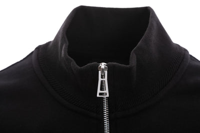 Belstaff Zip Through Sweat Top in Black Zip