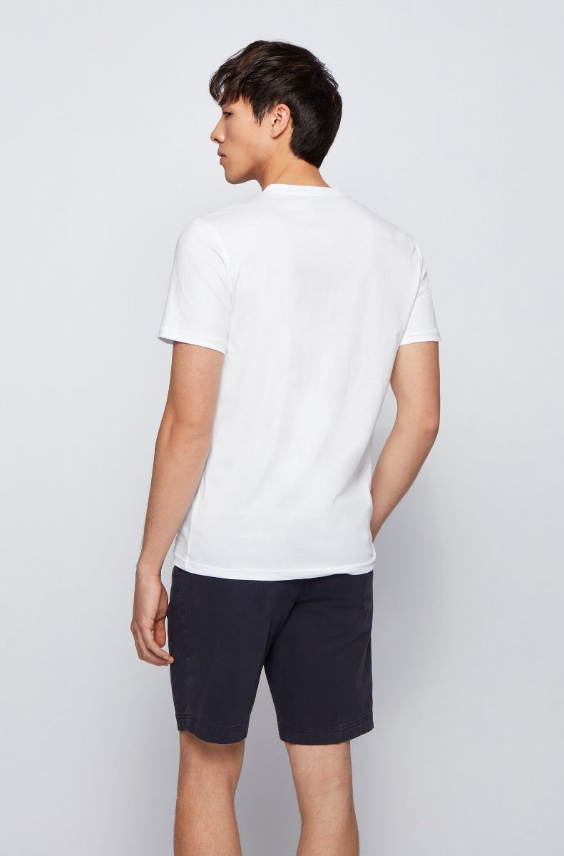 BOSS Teally T Shirt in White Model 2 