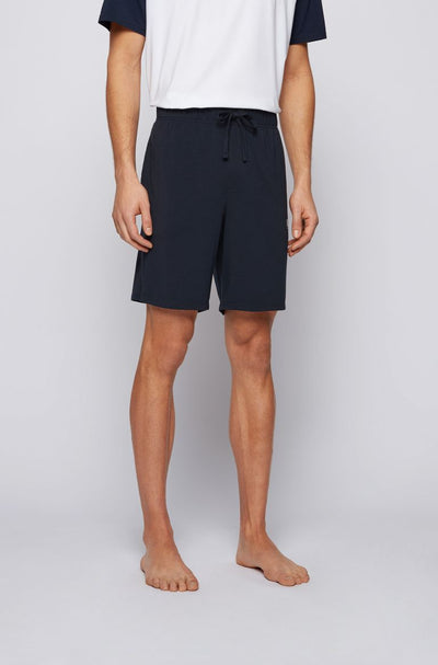 BOSS Balance Shorts Sweat Short in Navy Model 1 