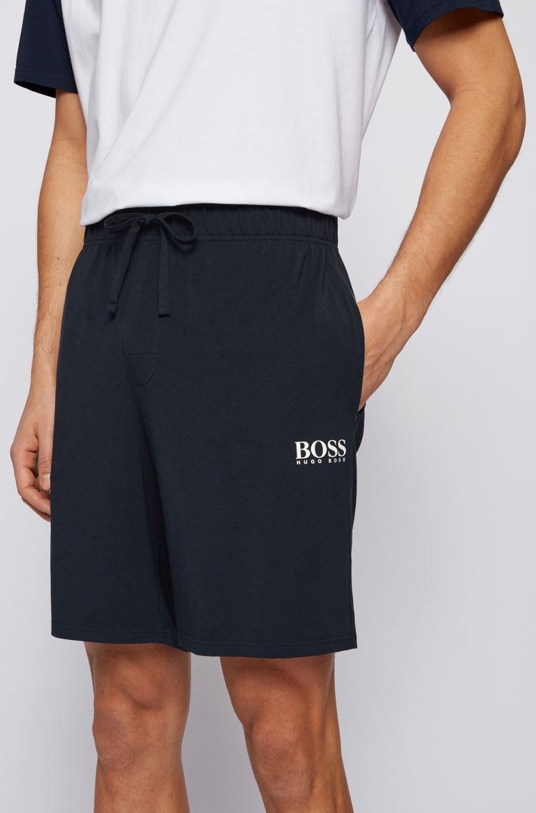 BOSS Balance Shorts Sweat Short in Navy Model 3 