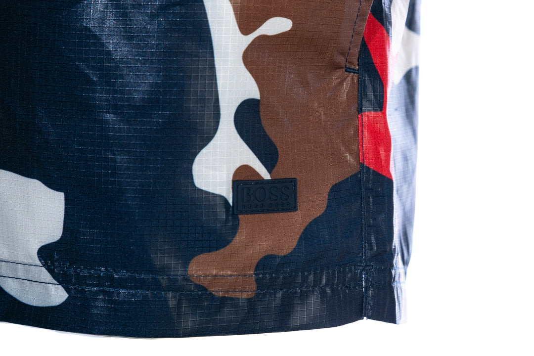 BOSS Barreleye Swim Short in Navy Camo I BOSS I Norton Barrie