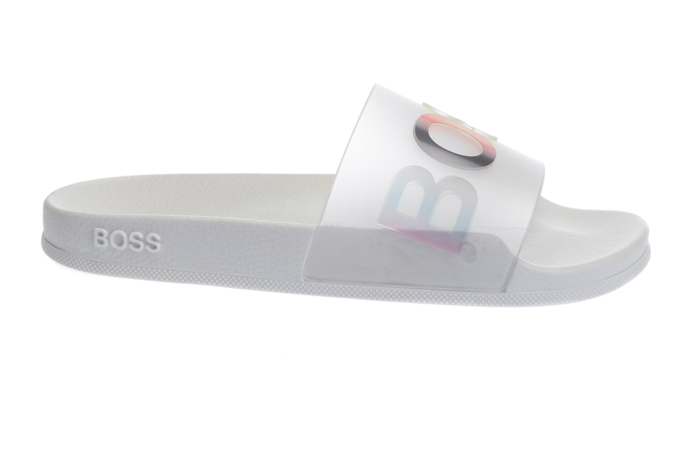 BOSS Bay_Slid_PRD Slide in White