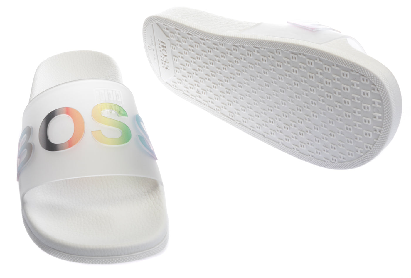 BOSS Bay_Slid_PRD Slide in White Pair