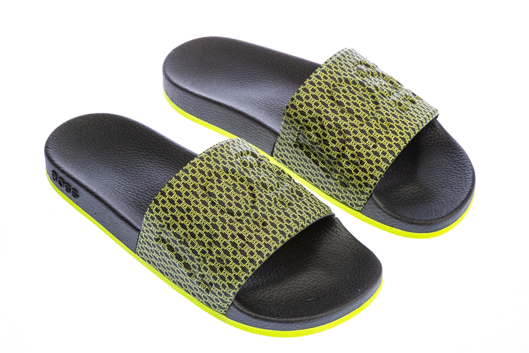 Mens hugo boss sliders sale shop