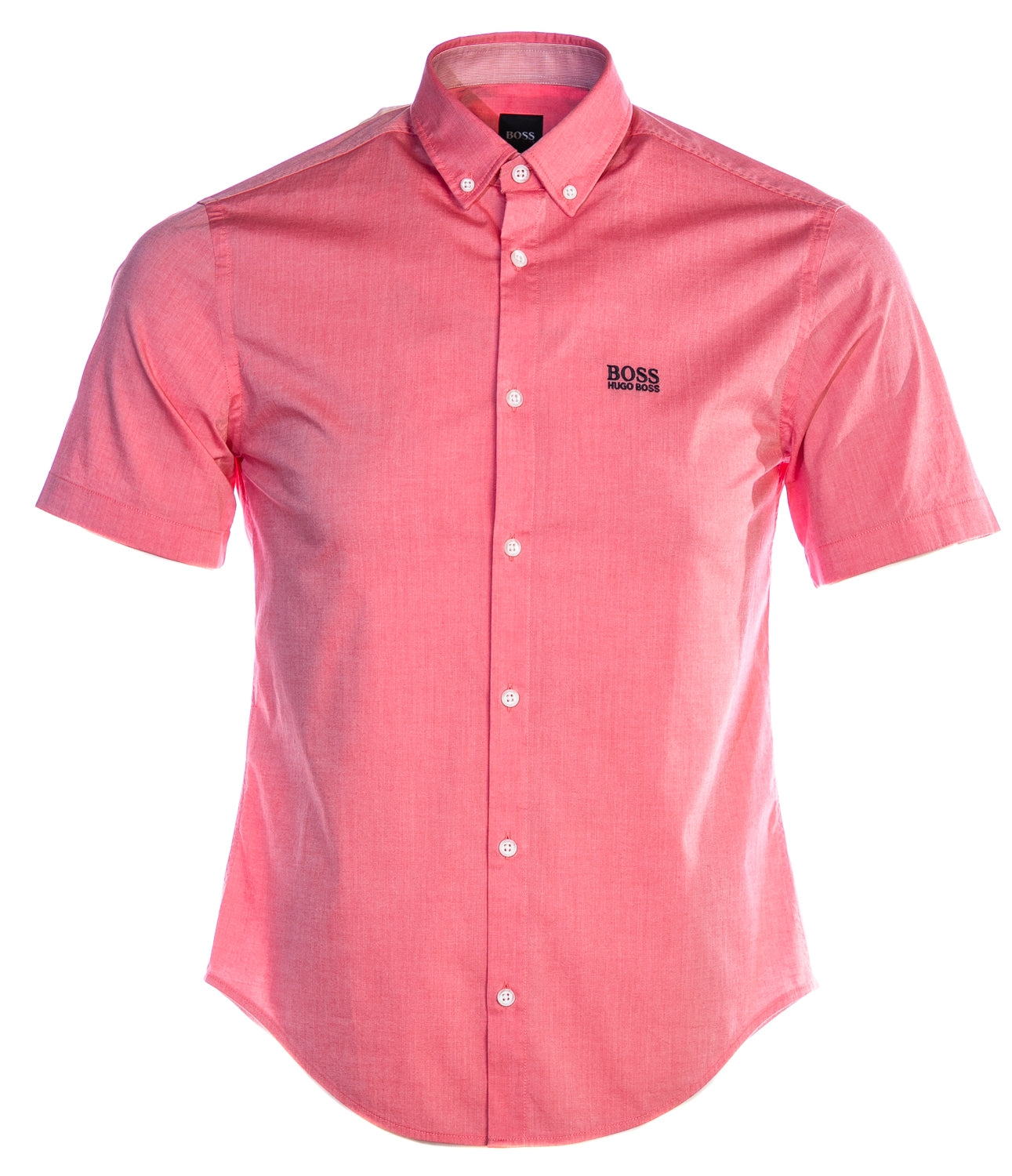 BOSS Biadia_R Short Sleeve Shirt in Bright Red