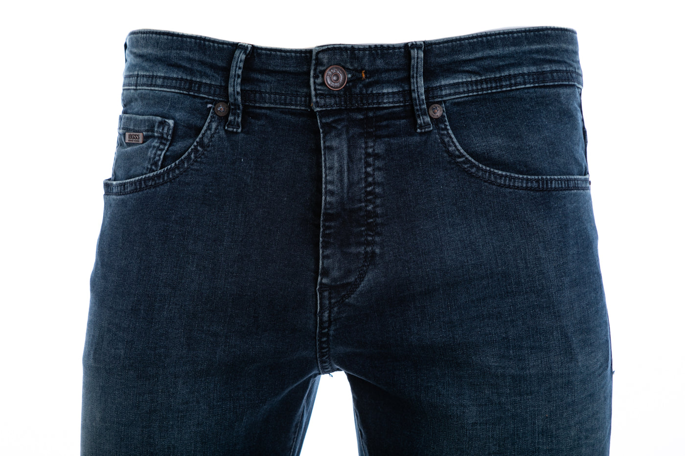 BOSS Charleston BC Jean in Dark Denim Stretch Waist