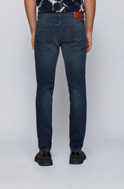 BOSS Charleston BC Jean in Dark Denim Stretch Model 2 