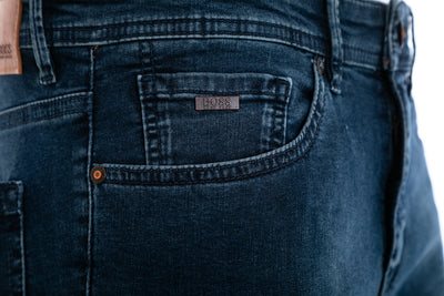 BOSS Charleston BC Jean in Dark Denim Stretch Pocket