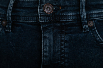 BOSS Charleston BC Jean in Dark Denim Stretch Button