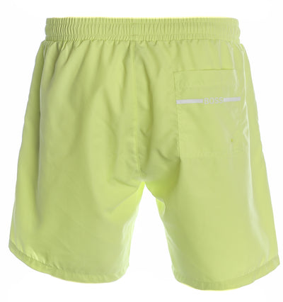 BOSS Dolphin Swim Short in Lemon