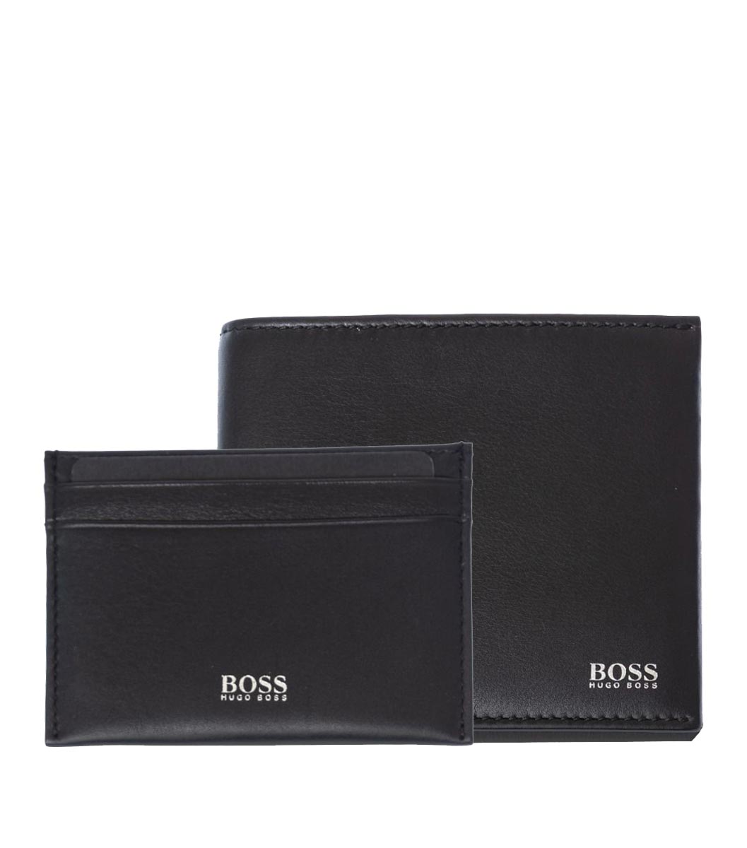 BOSS GBBM_8 cc S C Card Holder and Wallet in Black