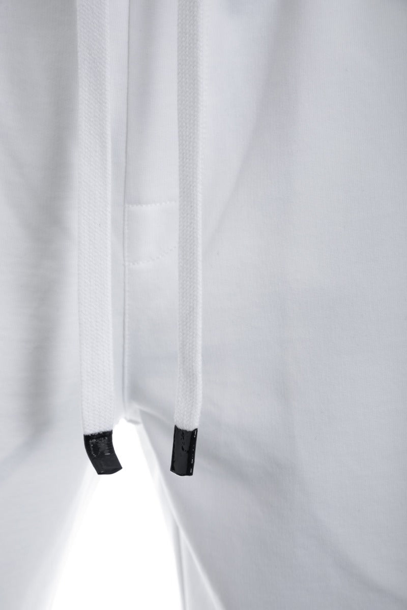 BOSS Heritage Short Sweat Short in White Drawstring