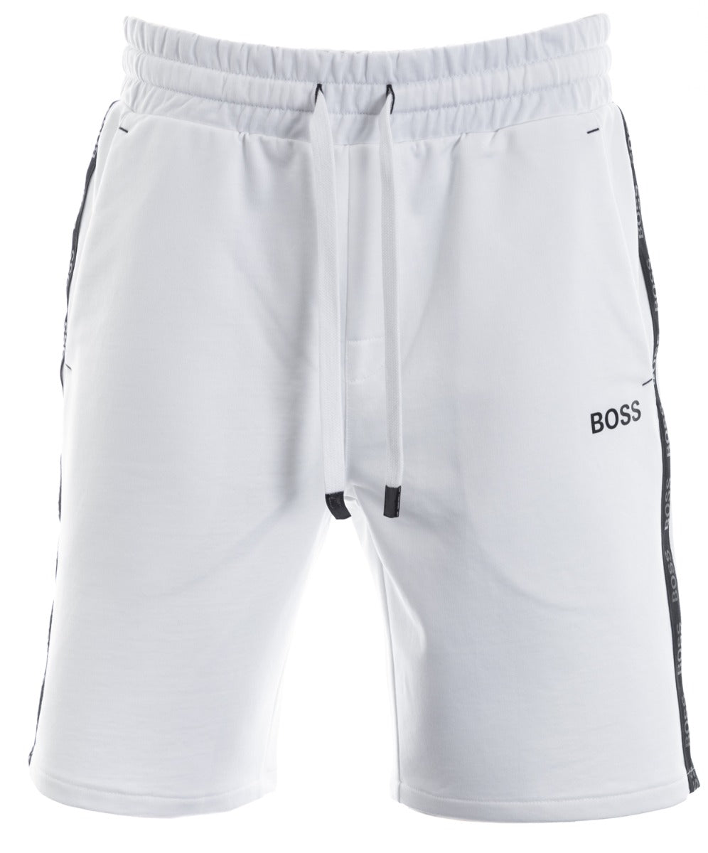 BOSS Heritage Short Sweat Short in White Main