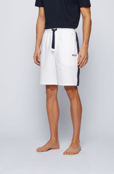 BOSS Heritage Short Sweat Short in White Model 1 