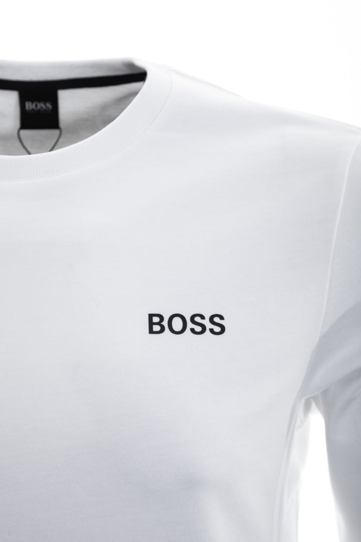Boss heritage logo sweatshirt discount