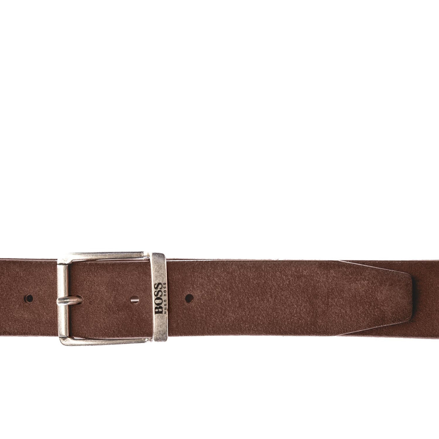 BOSS Joni-SD_sz_35 Suede Belt in Brown