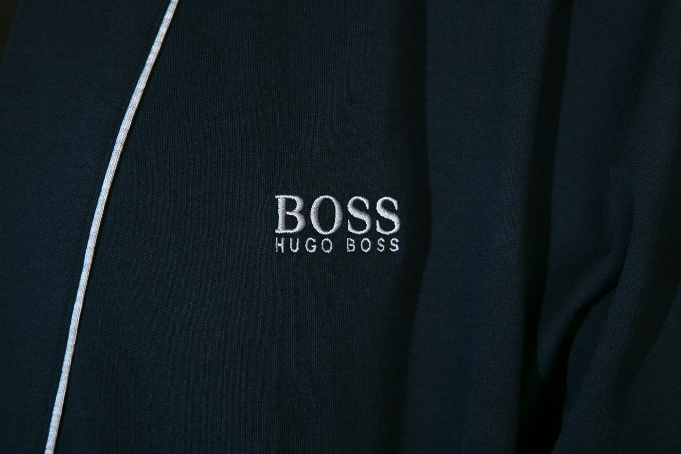 BOSS Kimono Dressing Gown in Navy