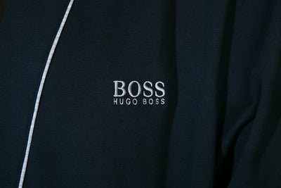 BOSS Kimono Dressing Gown in Navy