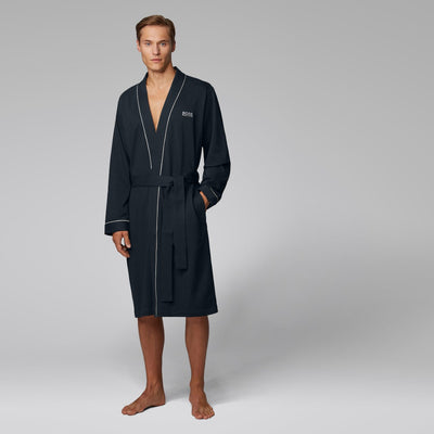 BOSS Kimono Dressing Gown in Navy