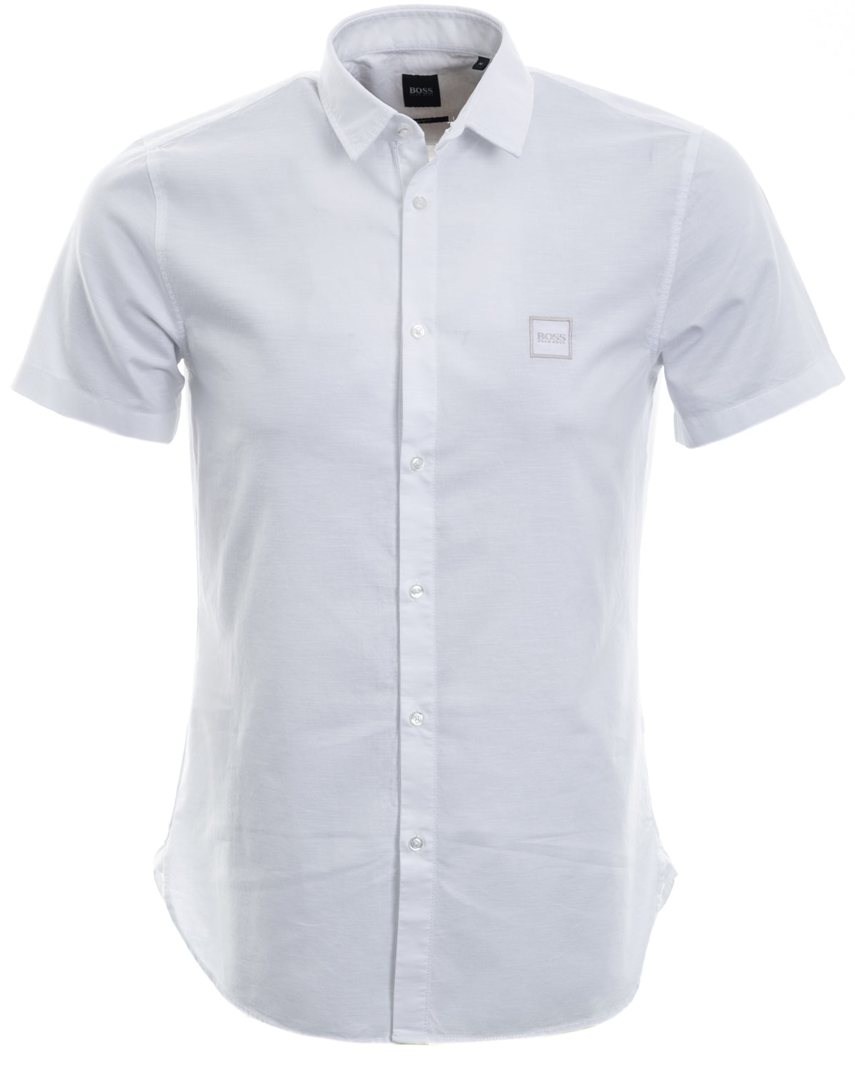 BOSS Magneton 1 Short Short Sleeve Shirt in White I BOSS I Norton Barrie