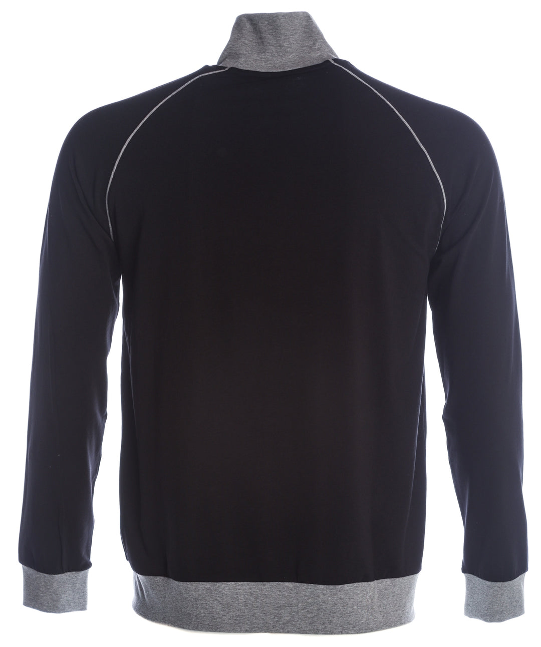 BOSS Mix & Match Jacket Z Sweat Top in Black & Grey I BOSS I Norton Barrie