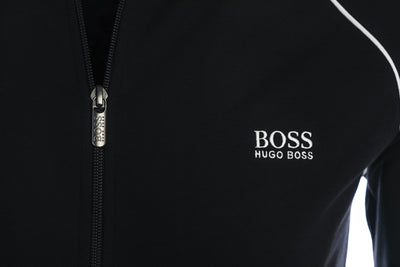 BOSS Mix & Match Jacket Z Sweat Top in Black & White