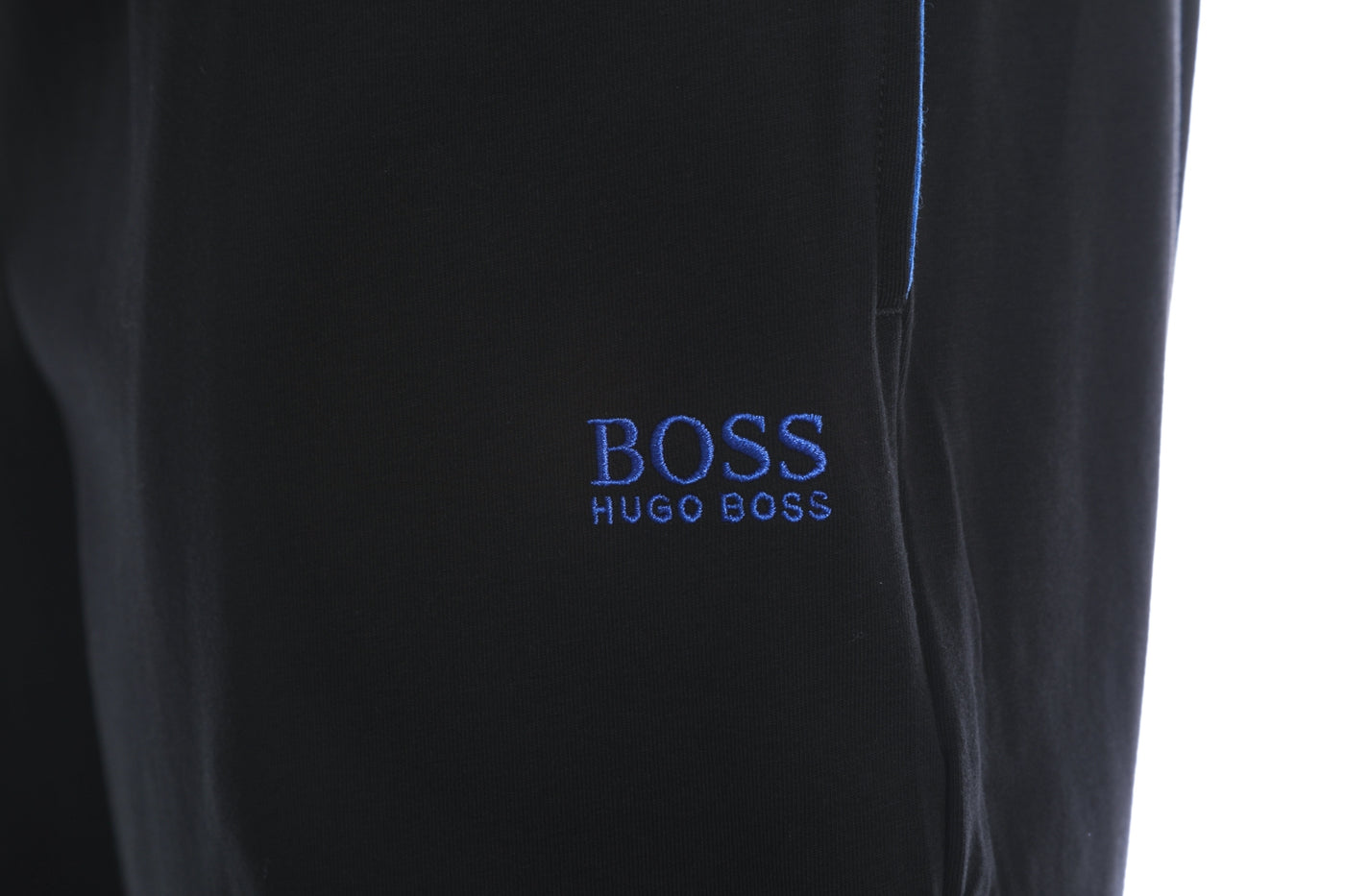 BOSS Mix & Match Sweat Short in Black & Blue