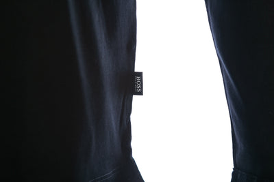 BOSS Paver 15 Long Sleeve Polo Shirt in Black