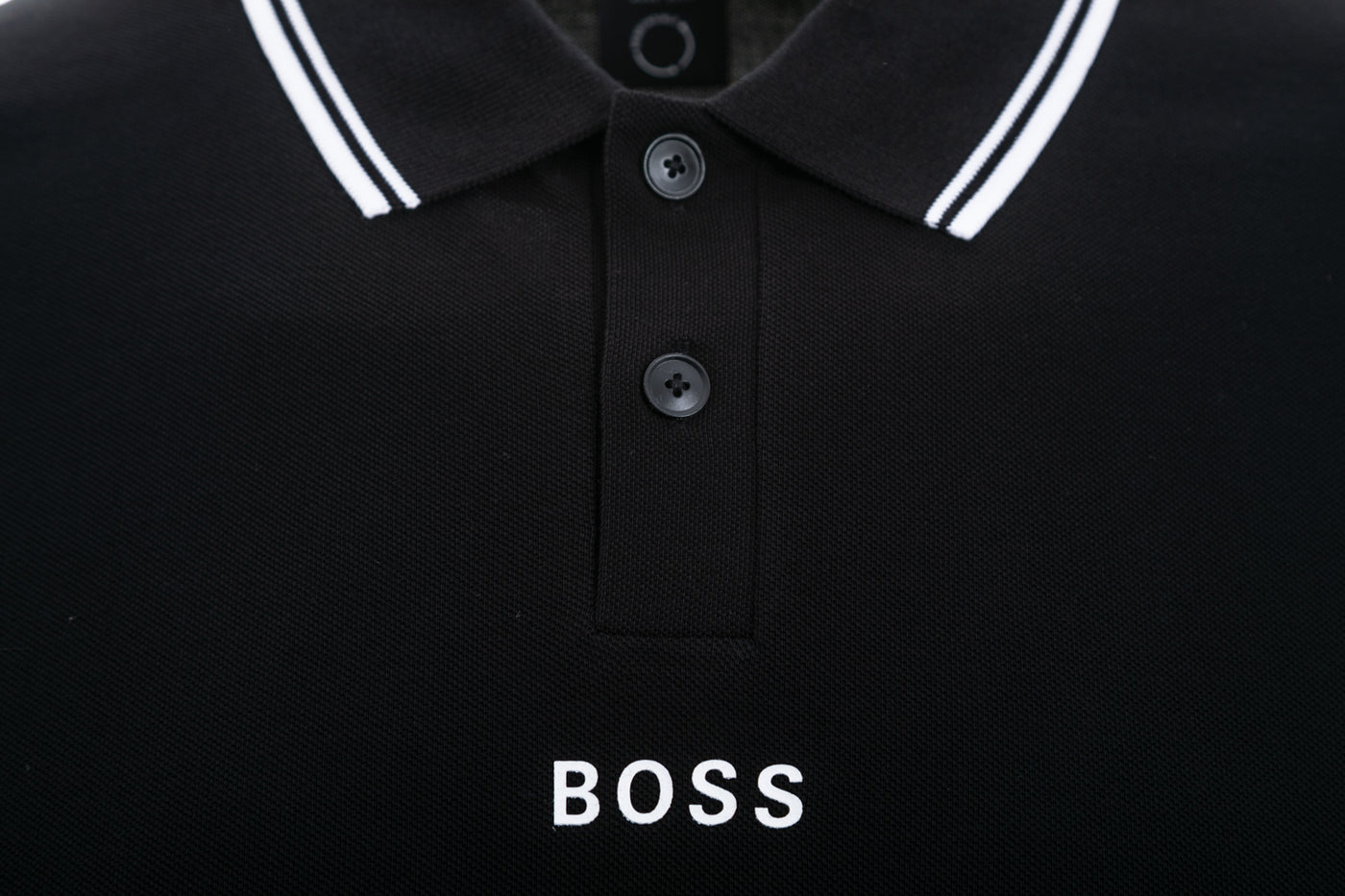 BOSS Pchup 1 Polo Shirt in Black Logo