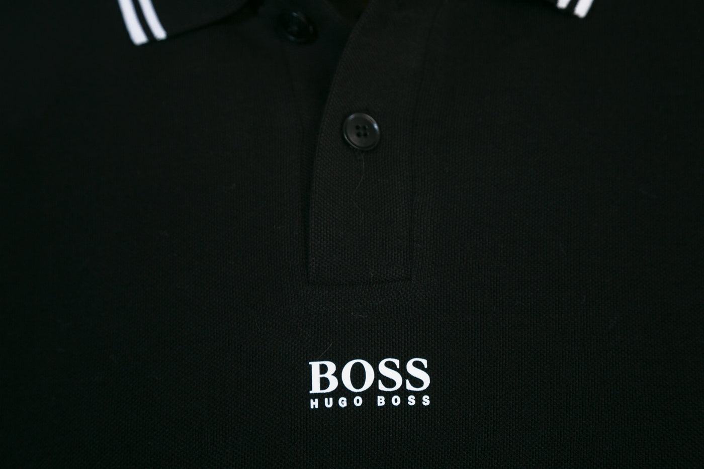 BOSS PChup Polo Shirt in Black