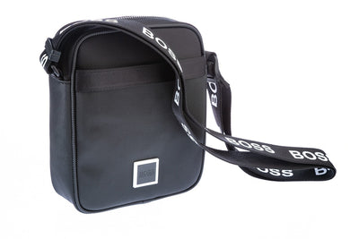 BOSS Pixel BW_NS Zip Bag in Black