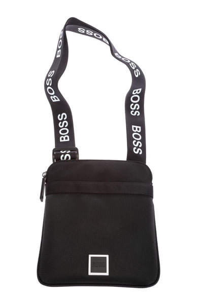 BOSS Pixel BW_S Zip Env Bag in Black