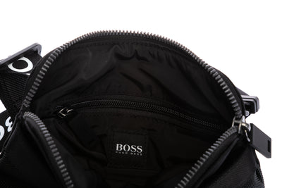 BOSS Pixel BW_S Zip Env Bag in Black