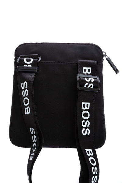 BOSS Pixel BW_S Zip Env Bag in Black