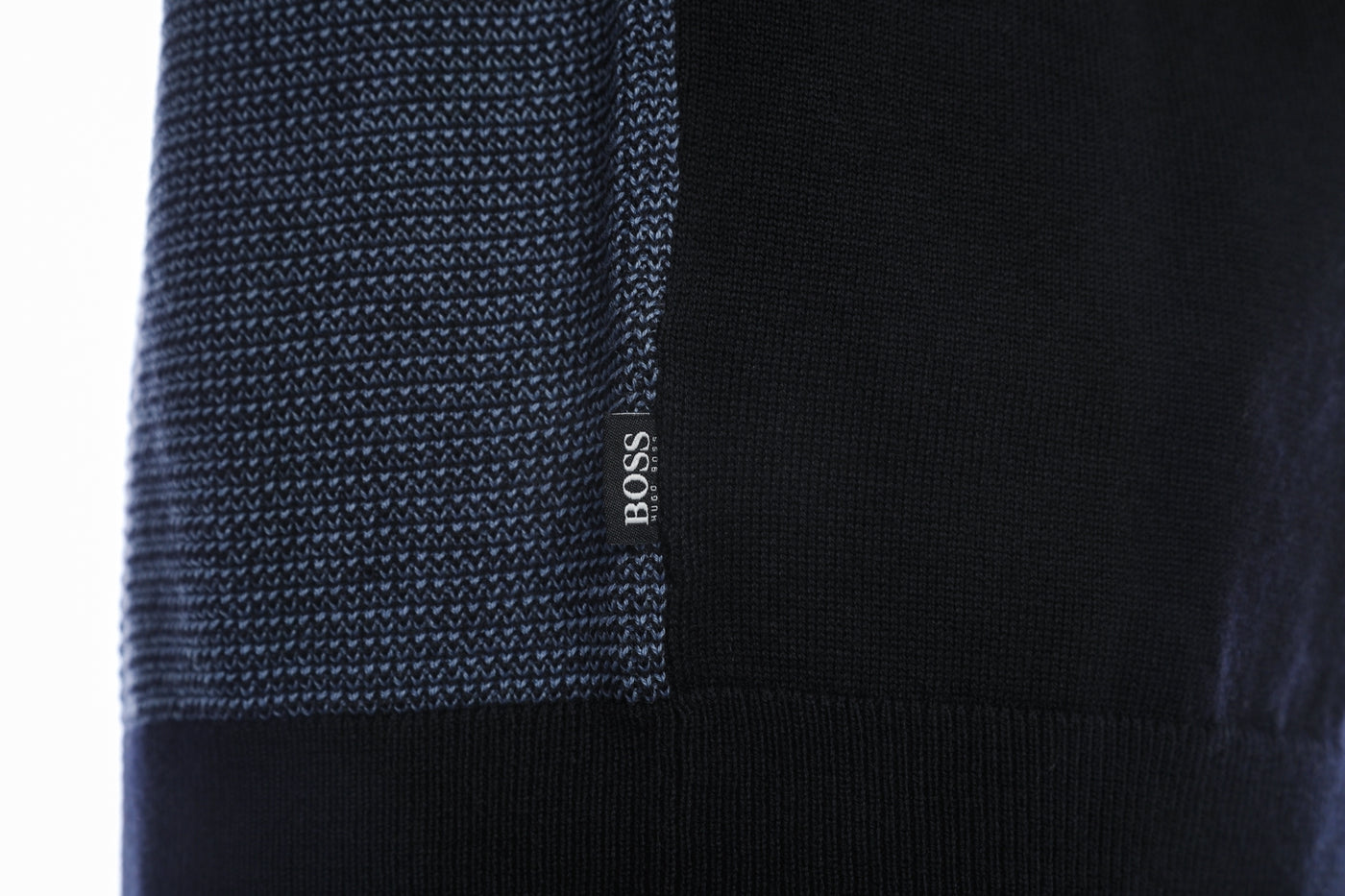 BOSS Ponzio Knitwear in Open Blue