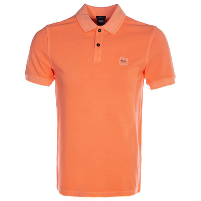 BOSS Prime Polo Shirt in Bright Orange