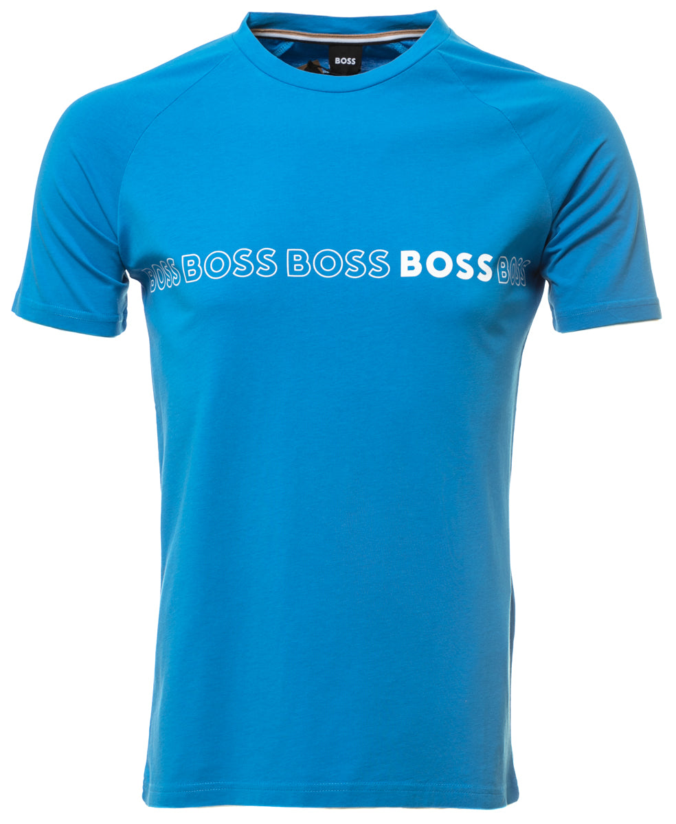 BOSS RN Slim Fit T-Shirt in Bright Blue