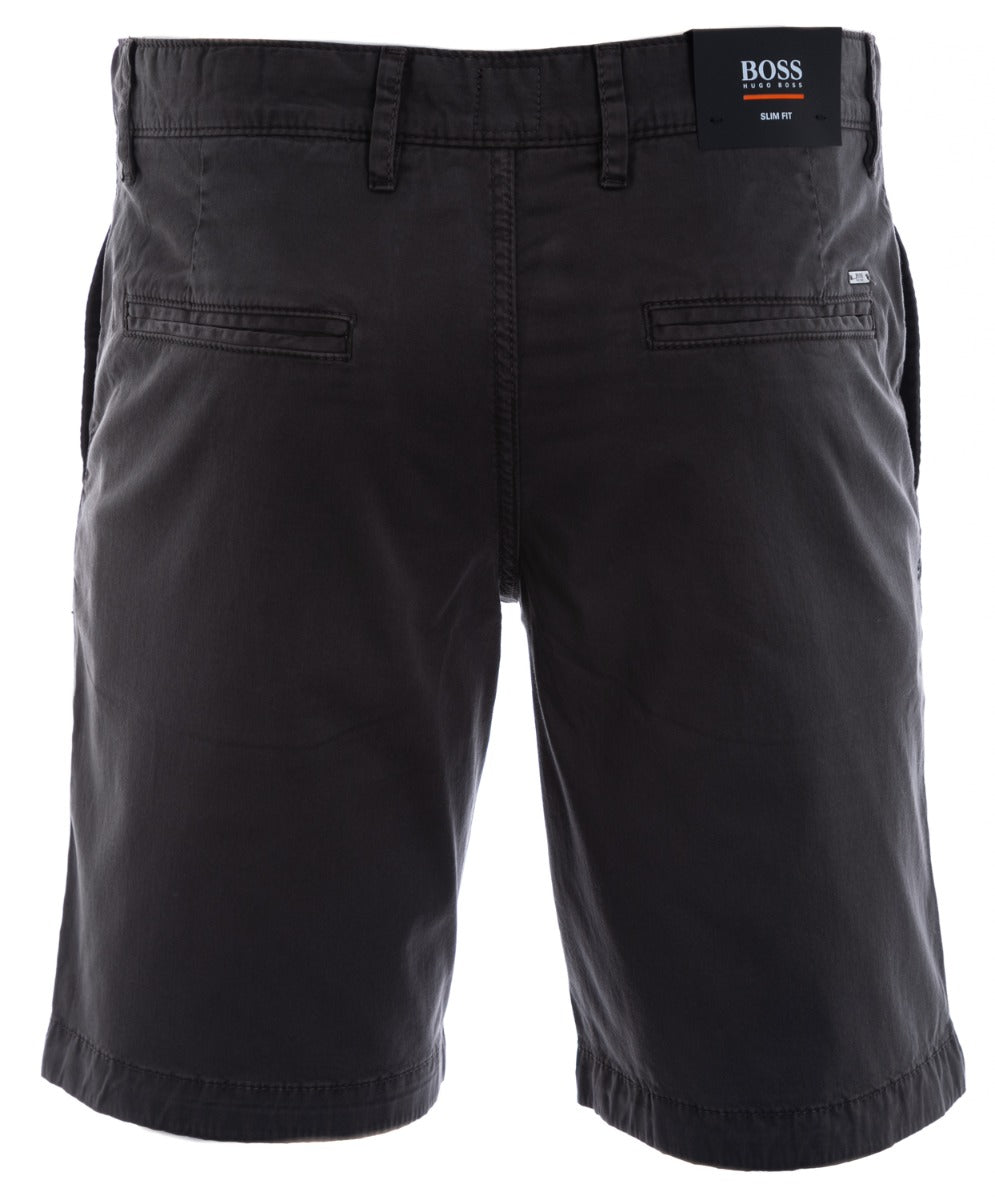 BOSS Schino-Slim-Shorts 2 Short in Charcoal Back