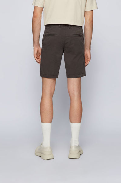 BOSS Schino-Slim-Shorts 2 Short in Charcoal Model 2 